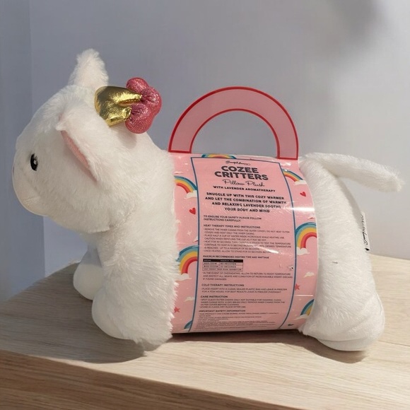 Adorable White Plush with Pink Accents - Picture 4 of 4